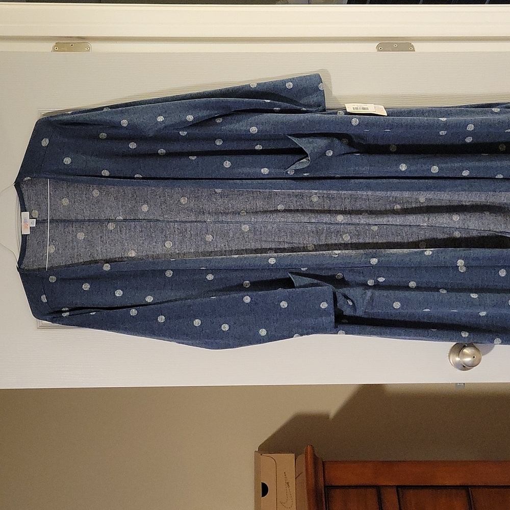NWT LuLaRoe Sarah long duster XL 114399
